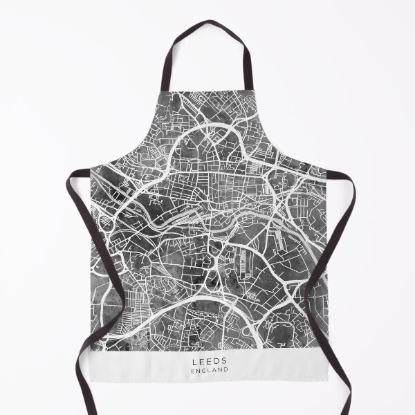 Item preview, Leeds England Street Map designed and sold by ArtPrints.