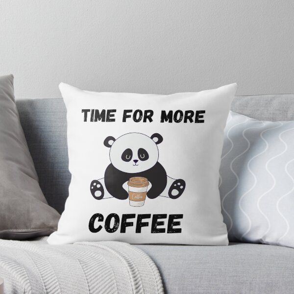 Item preview, "Time for More Coffee" Panda Coffee Design designed and sold by NecessaryGifts.