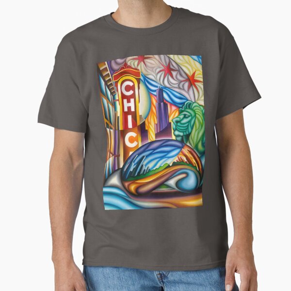 Chicago Landmarks Montage 1 Classic T-Shirt