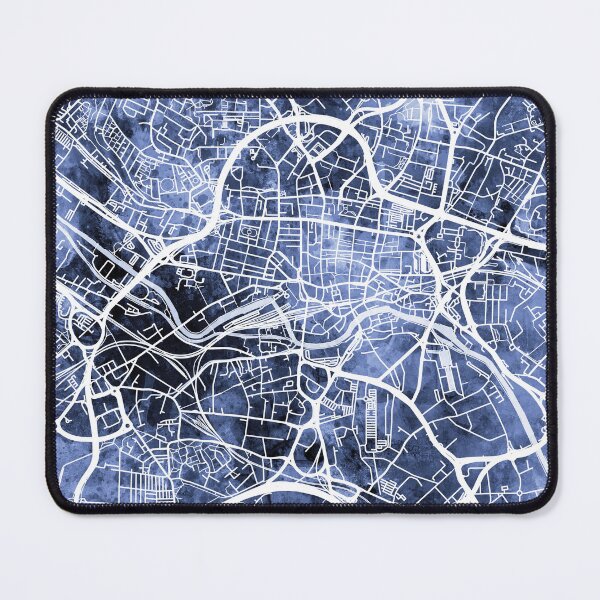 Item preview, Leeds England Street Map designed and sold by ArtPrints.