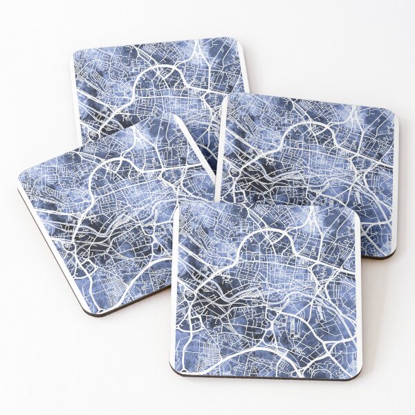 Item preview, Leeds England Street Map designed and sold by ArtPrints.