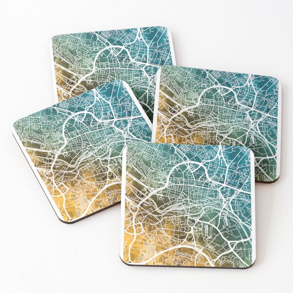 Item preview, Leeds England Street Map designed and sold by ArtPrints.