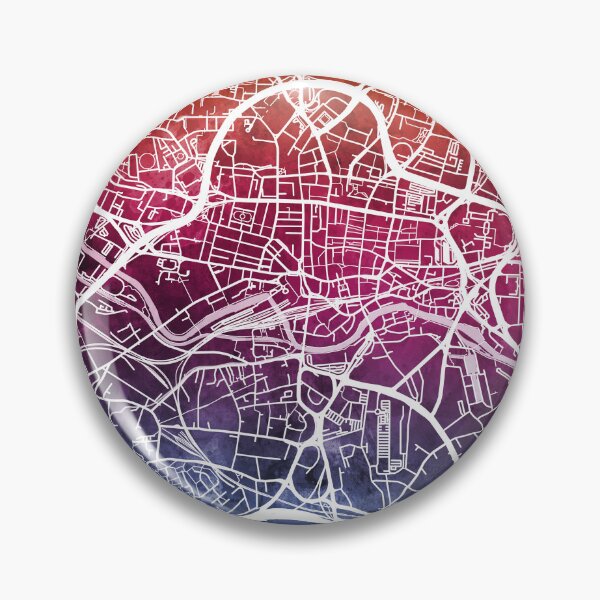 Item preview, Leeds England Street Map designed and sold by ArtPrints.