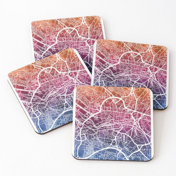 Item preview, Leeds England Street Map designed and sold by ArtPrints.