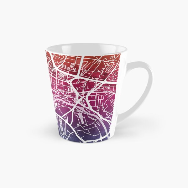 Aperçu de l'œuvre Leeds England Street Map créée et vendue par ArtPrints.