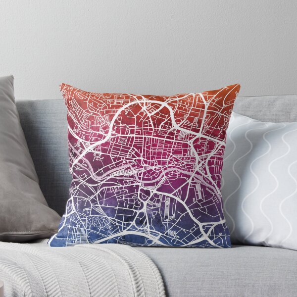 Item preview, Leeds England Street Map designed and sold by ArtPrints.
