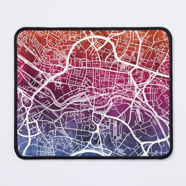 Item preview, Leeds England Street Map designed and sold by ArtPrints.