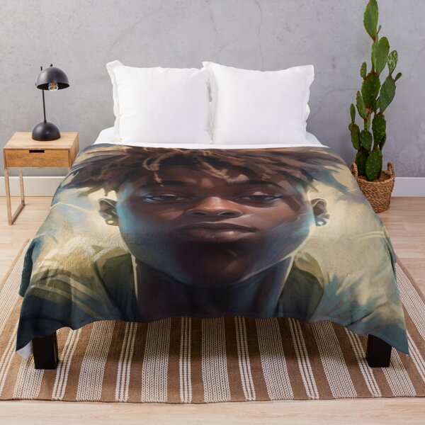 Item preview, Black boy with dreadlocks, earrings, like a superhero designed and sold by AndrewWorld.