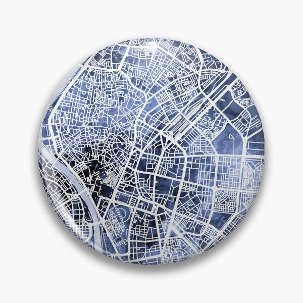 Artikelvorschau, Sevilla Spain City Map entworfen und verkauft von ArtPrints.