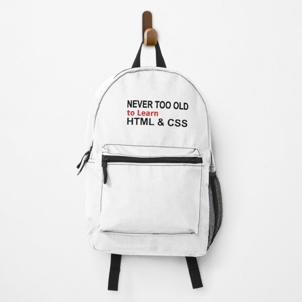 Item preview, Most Selling Motivational Tshirt Stickers for Web Developer Never Too Old To Learn HTML & CSS designed and sold by Bro Will Love This.