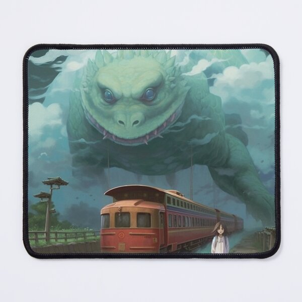Item preview, Spirited Away Train Movie Poster designed and sold by joannewags.