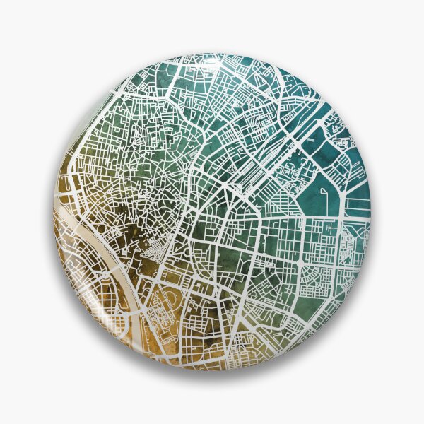 Artikelvorschau, Sevilla Spain City Map entworfen und verkauft von ArtPrints.