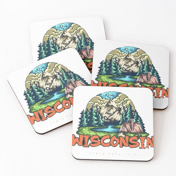 Item preview, Wisconsin state parks stickers designed and sold by lipscomb-marlin.