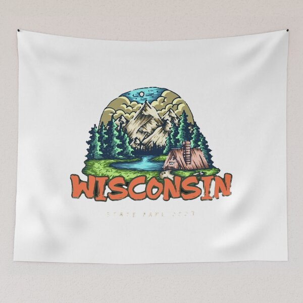 Item preview, Wisconsin state parks stickers designed and sold by lipscomb-marlin.