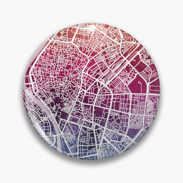Artikelvorschau, Sevilla Spain City Map entworfen und verkauft von ArtPrints.