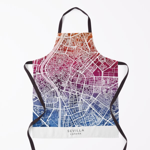 Item preview, Sevilla Spain City Map designed and sold by ArtPrints.