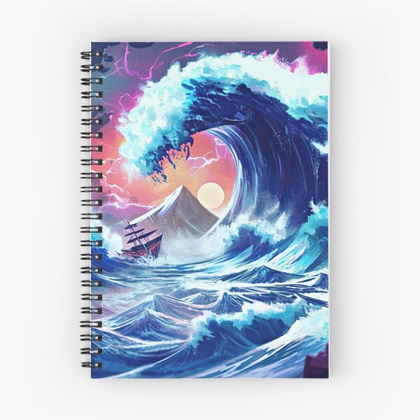 Item preview, Huge Tsunami Waves Painting - Abstract Artwork designed and sold by Vicky021.