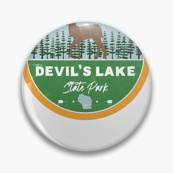Item preview, Devil_s Lake State Park Wisconsin WI Flag and Map designed and sold by lipscomb-marlin.
