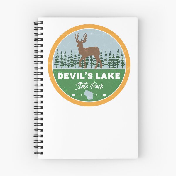 Item preview, Devil_s Lake State Park Wisconsin WI Flag and Map designed and sold by lipscomb-marlin.