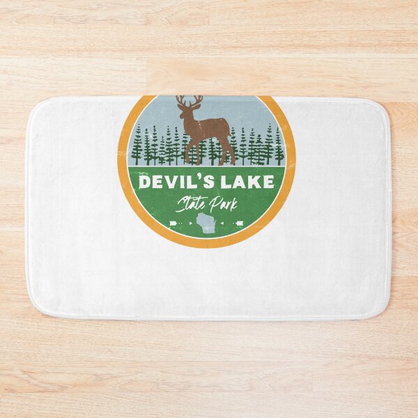Item preview, Devil_s Lake State Park Wisconsin WI Flag and Map designed and sold by lipscomb-marlin.