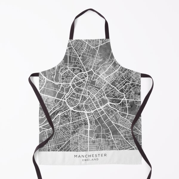 Item preview, Manchester England City Map designed and sold by ArtPrints.