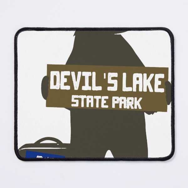 Item preview, Devil_s Lake State Park Wisconsin WI Hitchhiking Black Brown Bear designed and sold by lipscomb-marlin.