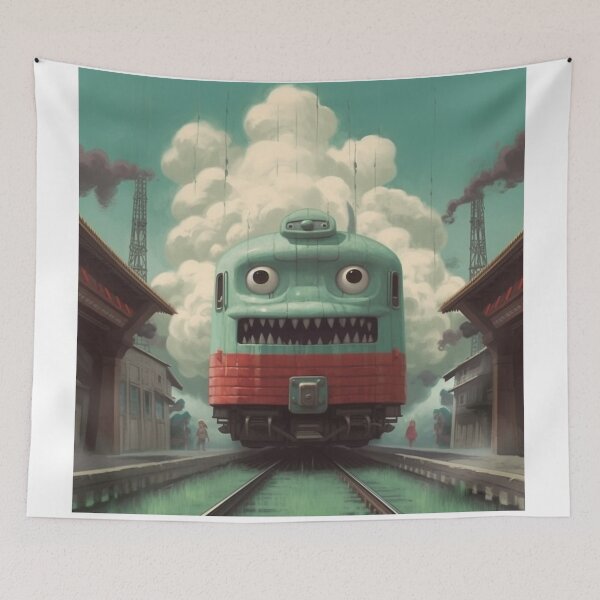 Item preview, Spirited Away Train Poster designed and sold by joannewags.