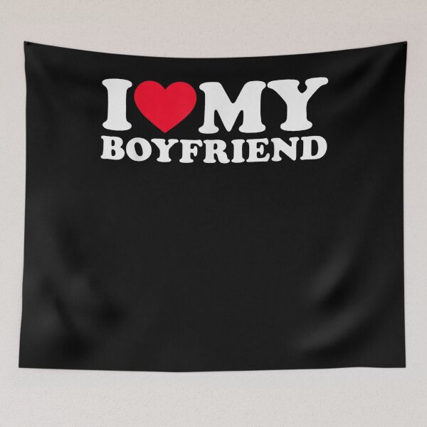 Item preview, I Love My Boyfriend Shirt I Heart My Boyfriend Shirt BF  designed and sold by BlakeJoyceAr.