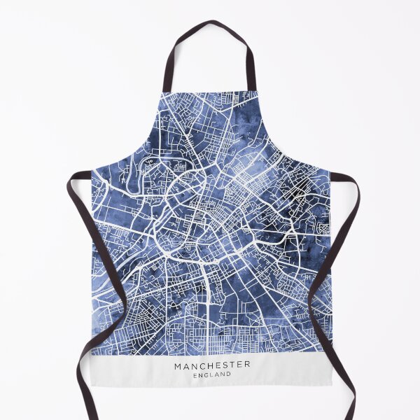 Item preview, Manchester England City Map designed and sold by ArtPrints.