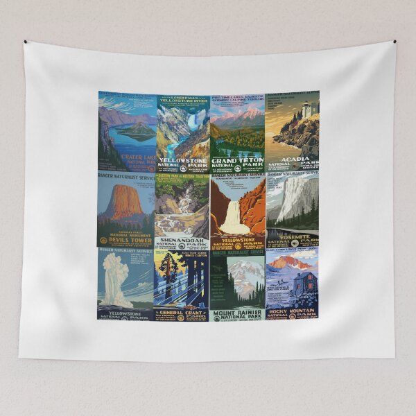 Item preview, Vintage National Parks Posters designed and sold by lipscomb-marlin.