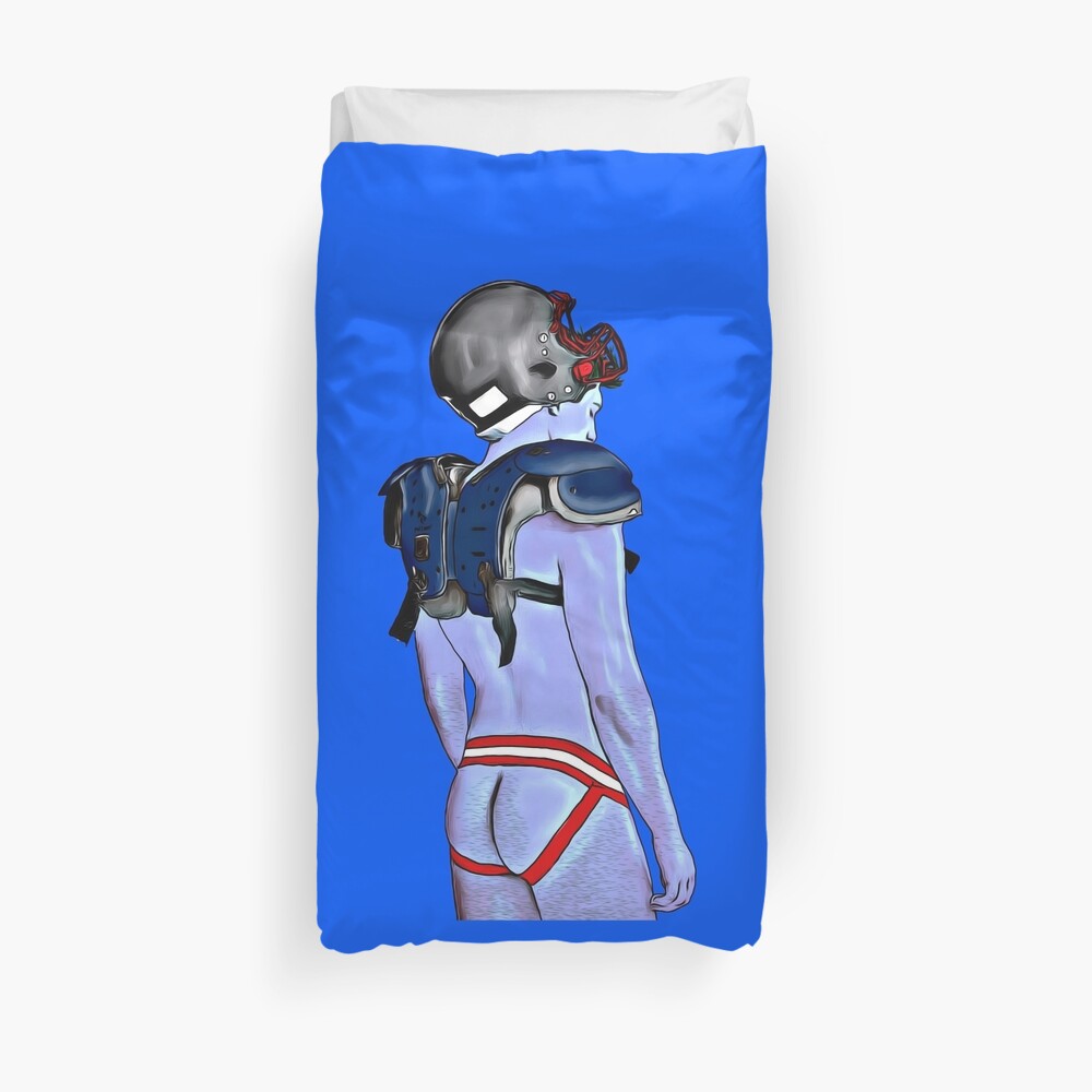 Wide Receiver (Art) Duvet Cover