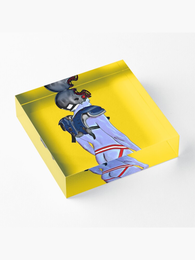 Alternate view of Wide Receiver (Art) Acrylic Block