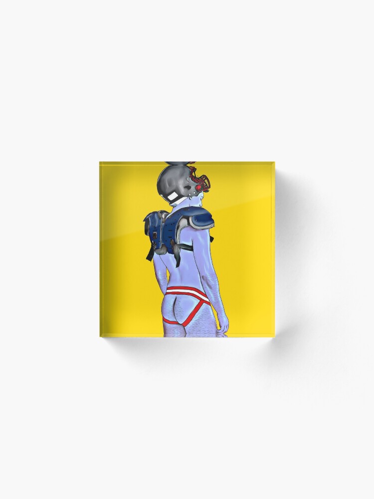 Alternate view of Wide Receiver (Art) Acrylic Block