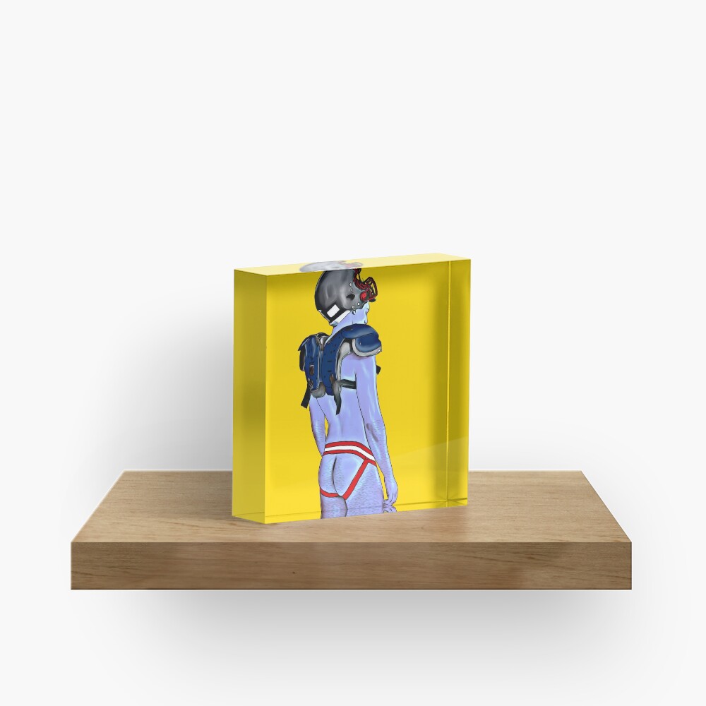 Wide Receiver (Art) Acrylic Block