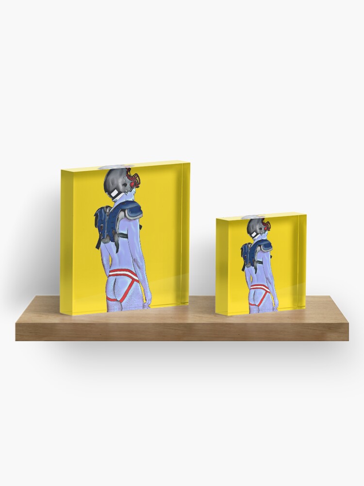Alternate view of Wide Receiver (Art) Acrylic Block