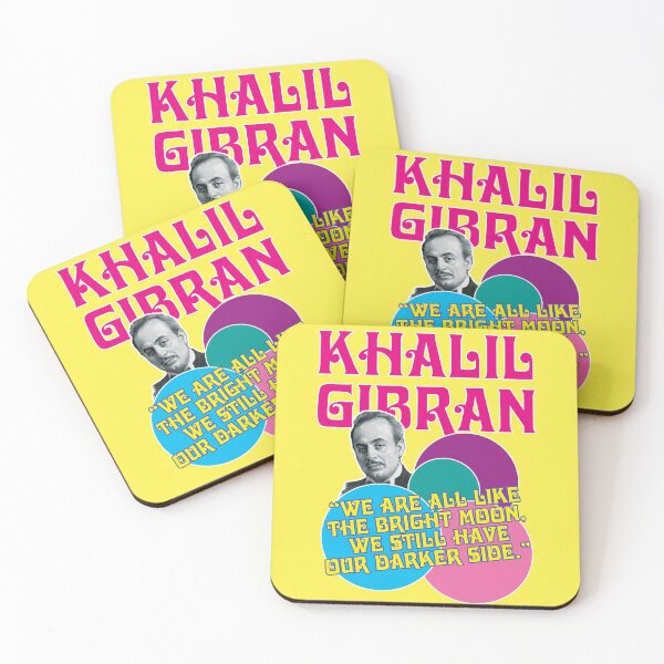 Item preview, Khalil Gibran, We are all like the bright moon we all have our darker side designed and sold by Mauswohn.