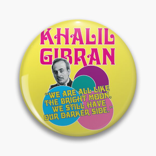 Item preview, Khalil Gibran, We are all like the bright moon we all have our darker side designed and sold by Mauswohn.