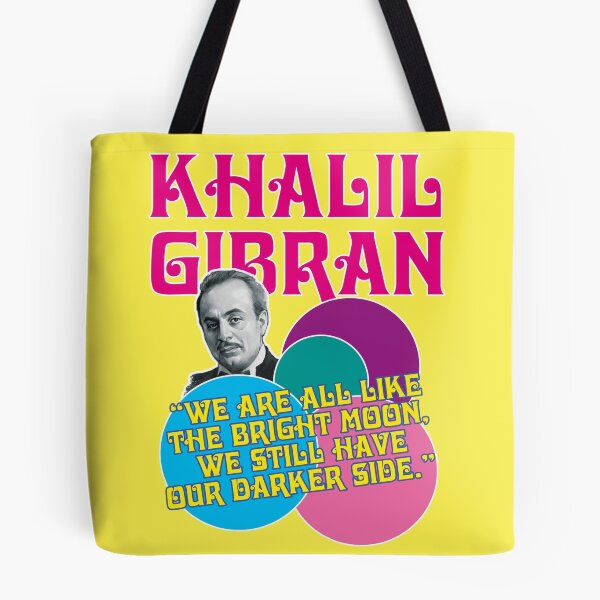 Item preview, Khalil Gibran, We are all like the bright moon we all have our darker side designed and sold by Mauswohn.