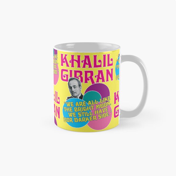 Item preview, Khalil Gibran, We are all like the bright moon we all have our darker side designed and sold by Mauswohn.