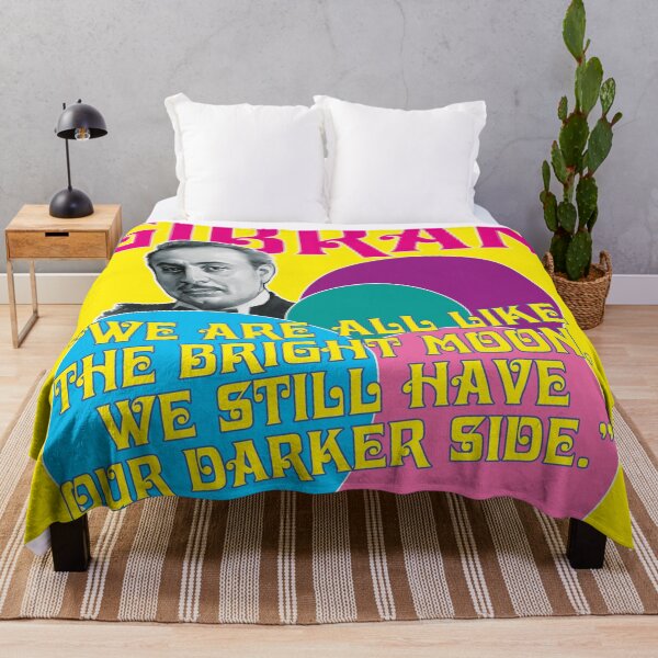 Item preview, Khalil Gibran, We are all like the bright moon we all have our darker side designed and sold by Mauswohn.