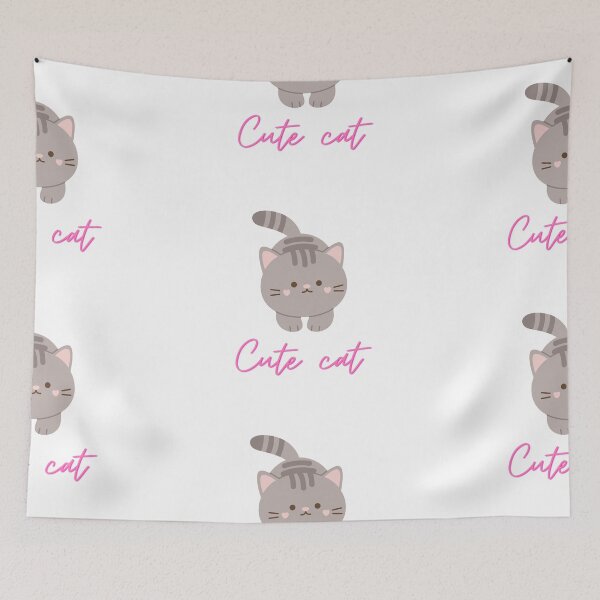 Item preview, Cute Cat 1 designed and sold by MerchQuiTue.