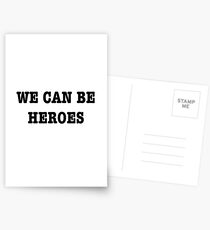 Heroes - David Bowie Postcards