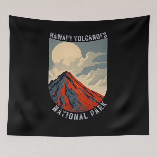 Item preview, Hawai'i Hawaii Volcanoes National Park Lava Art Deco designed and sold by Doctrine-Design.