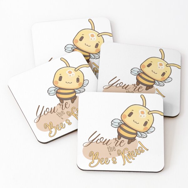 Item preview, Cute Bee - You’re the Bee’s Knees Positivity Sticker designed and sold by Triplicate Limited.