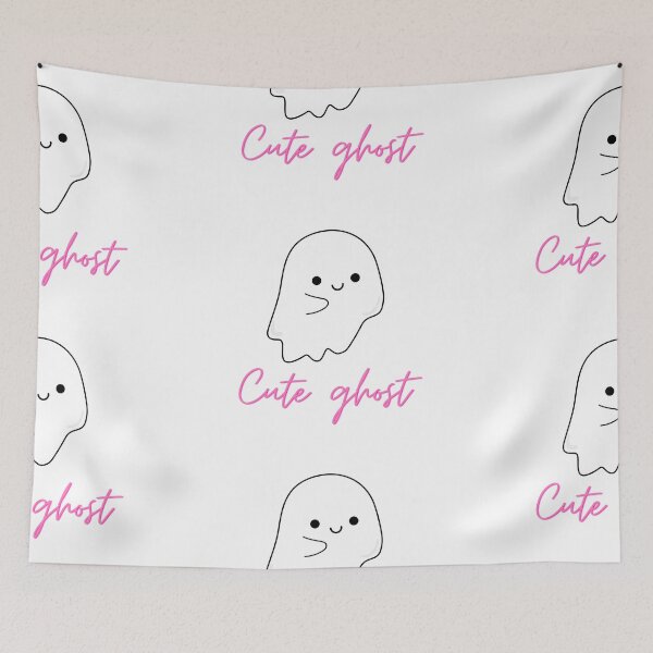 Aperçu de l'œuvre Cute Ghost créée et vendue par MerchQuiTue.
