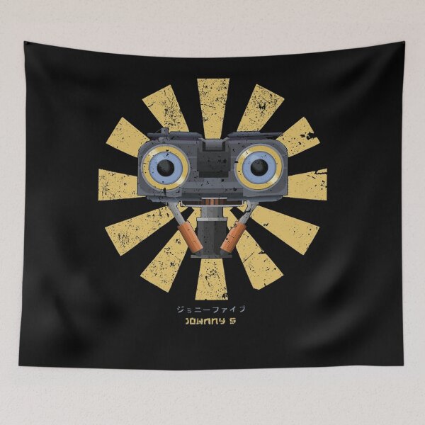 Item preview, Johnny 5 Retro Japanese Short Circuit designed and sold by JustKiddingKayo.