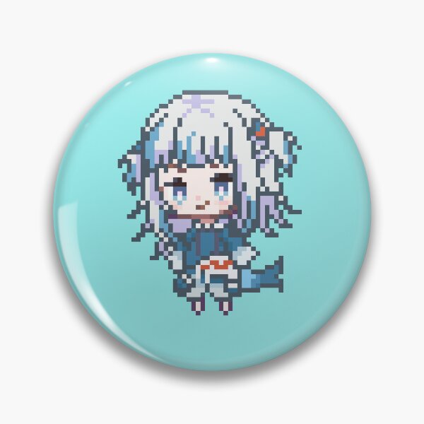Item preview, Hololive Pixel Art - Gura designed and sold by FumioNazu.