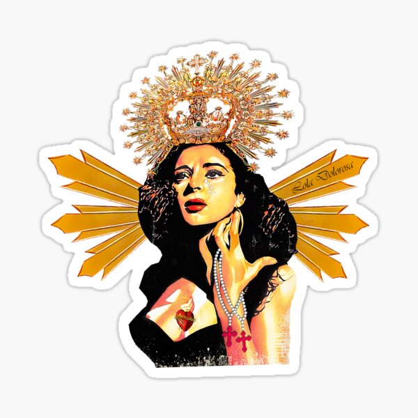 Vista previa del artículo con la obra «Lola Flores, Lola Dolorosa», diseñado y vendido por JmB Folkloricas.