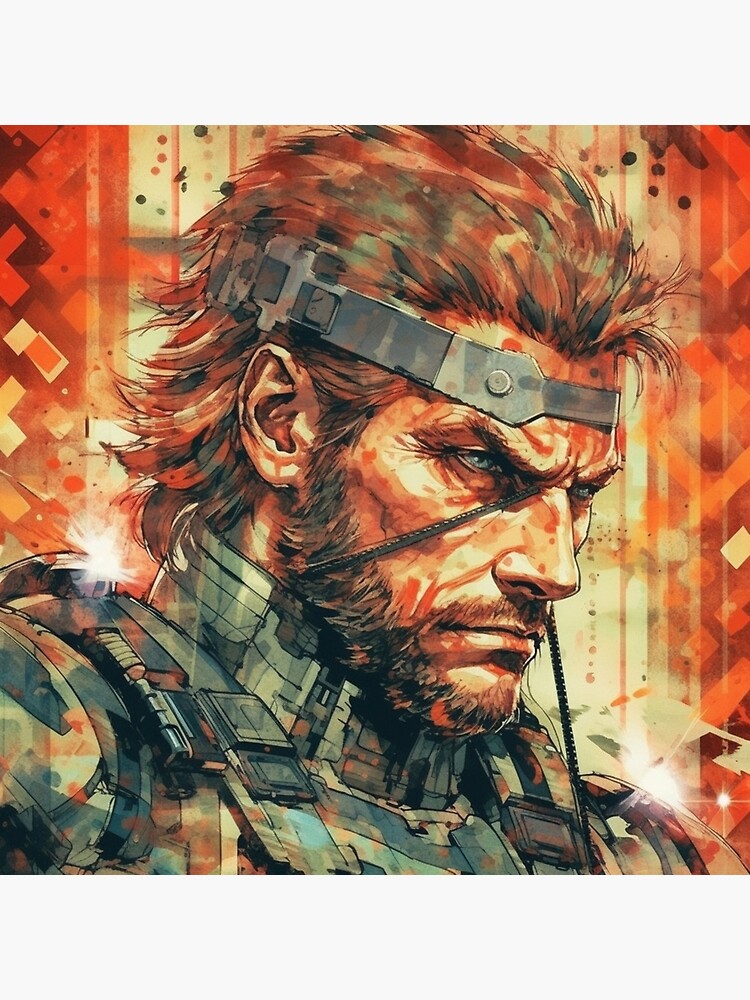 Metal Gear Solid 4 Poster Poster for Sale by xVANQUISHx