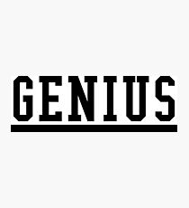 Genius Photographic Print